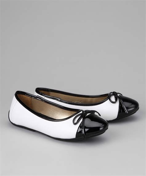 chanel black and white fashion|chanel black and white flats.